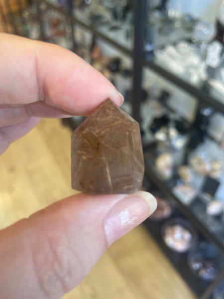 Golden Rutile Small Point